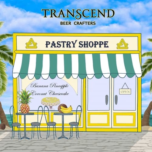 Pastry Shoppe - Banana, Pineapple, Coconut Cheesecake