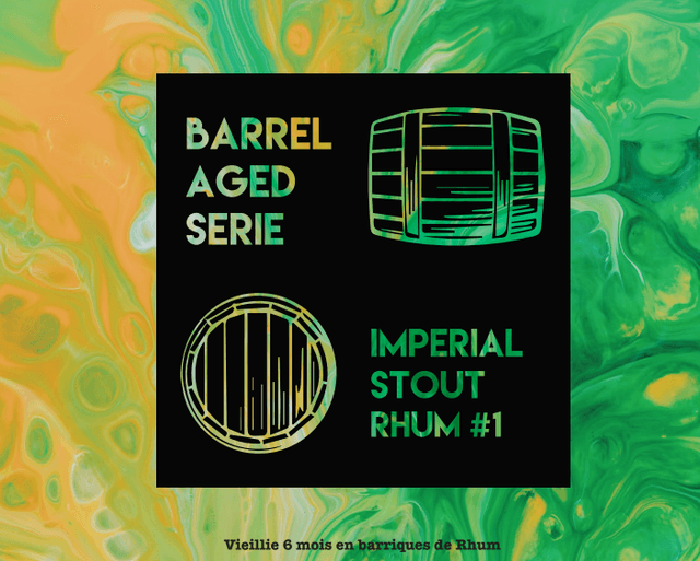 Imperial Stout Rhum #1 - Barrel aged serie