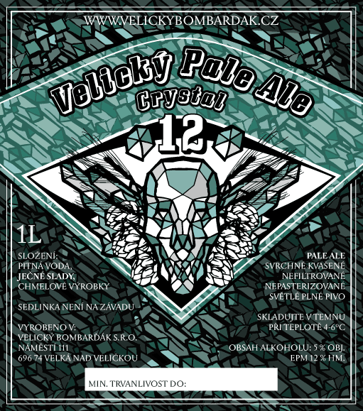 Velický Pale Ale Crystal 12