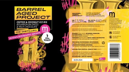 Barrel Aged Project - COFFEE & COCONUT ICE RIS BOURBON BA - DATES & MILK CHOCOLATE - STAN UMYSŁU