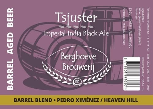 Tsjuster Barrel Blend - Pedro Ximénez / Heaven Hill