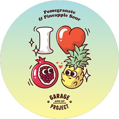 I Heart Pomegranate & Pineapple