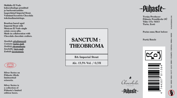 Sanctum : Theobroma Bourbon BA (Silver Series)