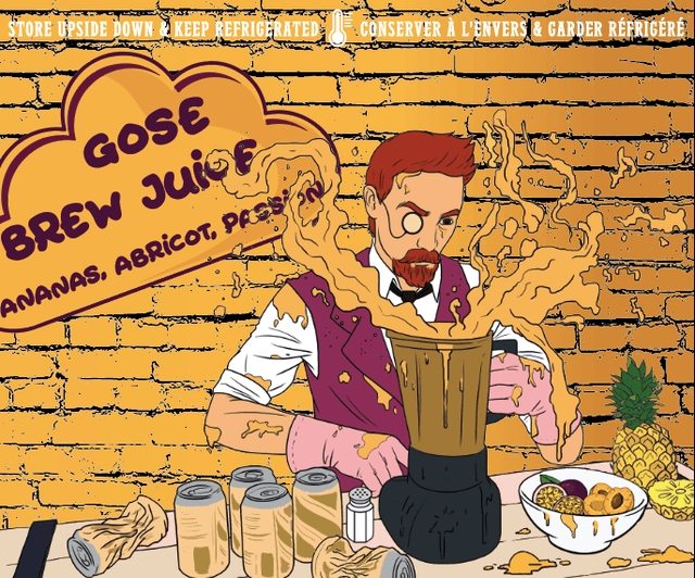 GOSE BREW JUICE - Ananas, Abricot, Passion