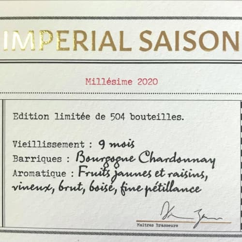 Imperial Saison