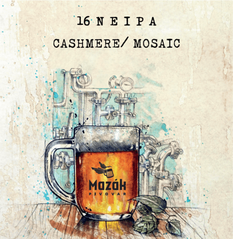 NEIPA Cashmere/Mosaic 16°