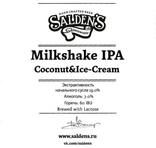 Milkshake IPA Coconut & Ice-Cream