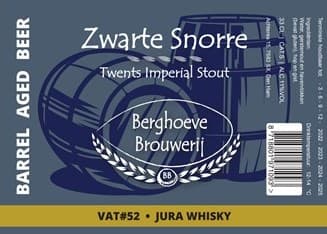 VAT#52 Zwarte Snorre Barrel Aged Jura Whisky