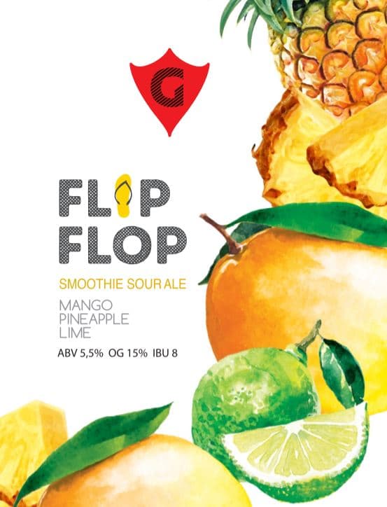 FLIP FLOP 5 | mango • pineapple • lime