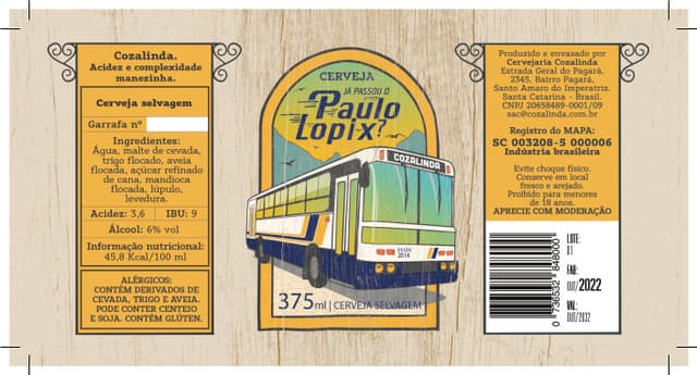 Já Passou O Paulo Lopix? - Cerveja Selvagem