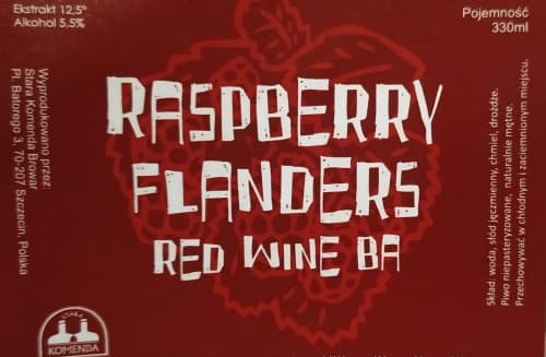 Raspberry Flanders Red Wine BA