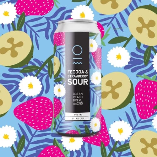 Feijoa & Strawberry Sour