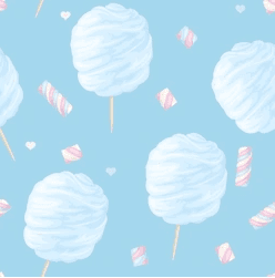 True Colors - Blue Meringue Cotton Candy
