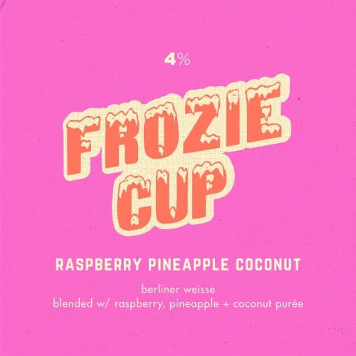 Frozie Cup: Raspberry Pineapple Coconut