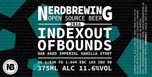 Indexoutofbounds Oak Aged Imperial Vanilla Stout