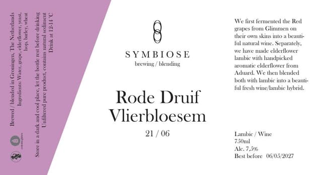 Rode Druif / Vlierbloesem 21/06