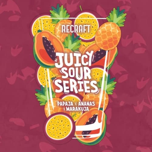 Juicy Sour Series: Papaja X Ananas X Marakuja