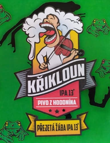Přejetá žába