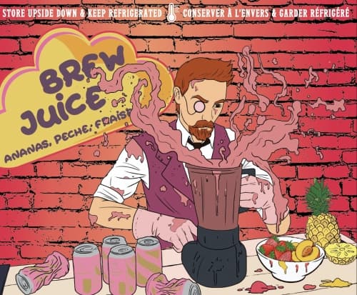 BREW JUICE - Ananas, Pêche, Fraise