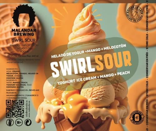 SWIRL SOUR - MANGO & PEACH