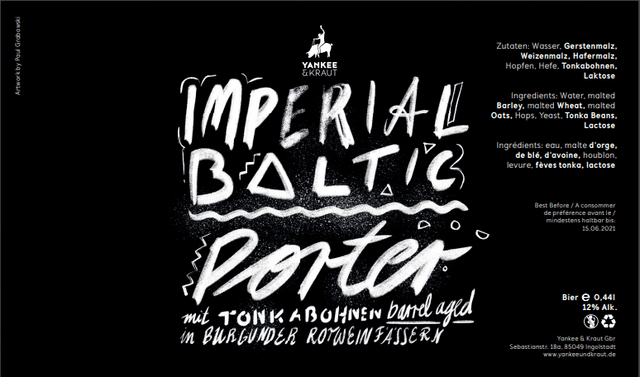 BA Imperial Baltic Porter mit Tonkabohnen