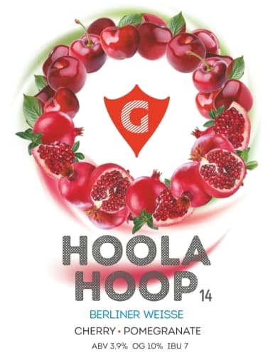 HOOLA HOOP 14 | cherry • pomegranate