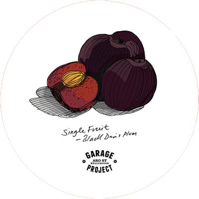 Single Fruit - Black Doris Plum