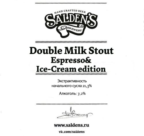 Double Milk Stout Espresso & Ice-Cream Edition