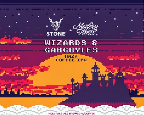 Modern Times / Stone Wizards & Gargoyles Hazy Coffee IPA
