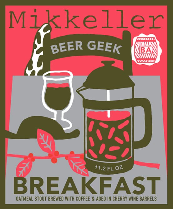 Beer Geek Breakfast Barrel Aged Cherry Wine