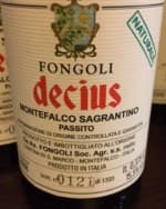 Decius Montefalco Sagrantino Passito