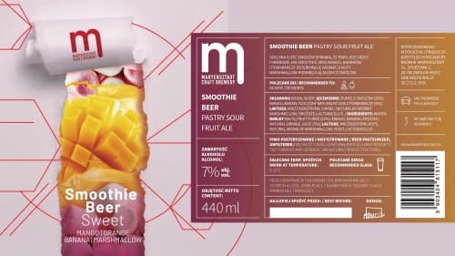 Smoothie Beer Mango, Orange, Banana, Marshmallow