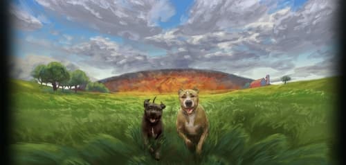 A Tail of Two Pitties