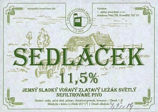 Sedláček 11,5%