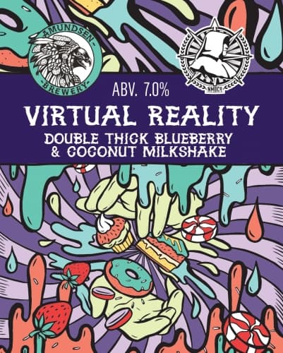 Virtual Reality - Double Thick Blueberry & Coconut Milkshake
