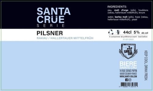 Santa Crüe Serie PILSNER RAKAU / HALLERTAUER MITTELFRÜH