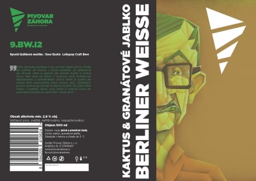 Berliner Weisse Kaktus & Granátové Jablko /// 9.BW.I2