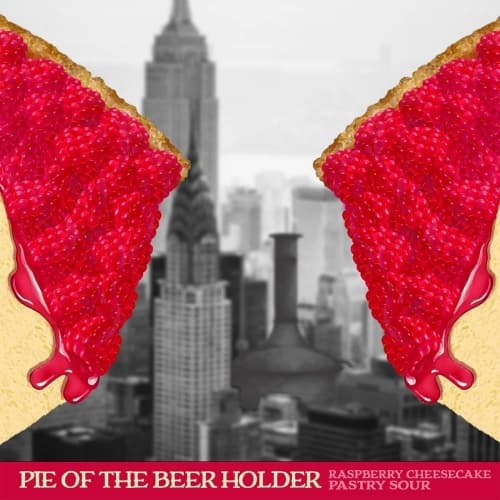 Raspberry Cheesecake Pie of the Beer Holder