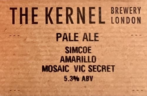 Pale Ale Simcoe Amarillo Mosaic Vic Secret