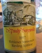 Wehlener Sonnenuhr Riesling Spätlese