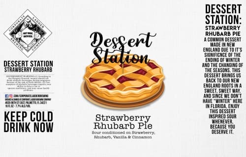 Dessert Station: Strawberry Rhubarb (September 2020)