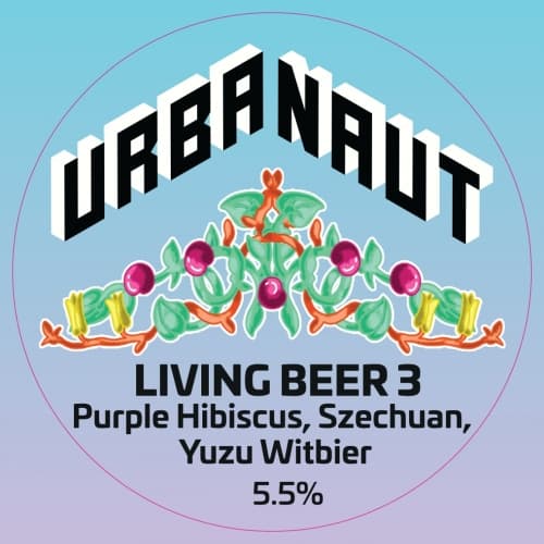 Living Beer #3 - Purple Hibiscus, Szechuan, Yuzu Witbier