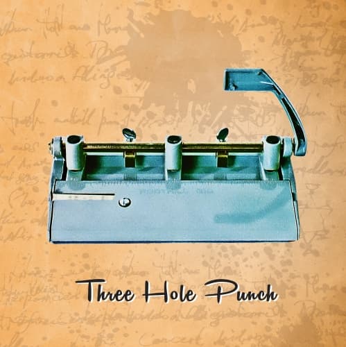 Three Hole Punch