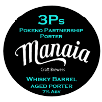 3 Ps (Pokeno Partnership Porter) Whisky Barrel Aged Porter
