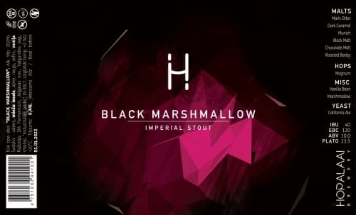 BLACK MARSHMALLOW / IMPERIAL STOUT