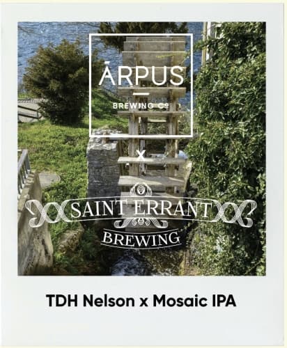 Ārpus X Saint Errant Brewing TDH Nelson X Mosaic IPA