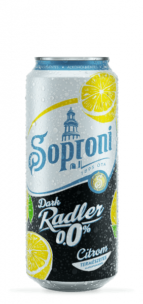 Soproni Dark Radler 0.0% Citrom