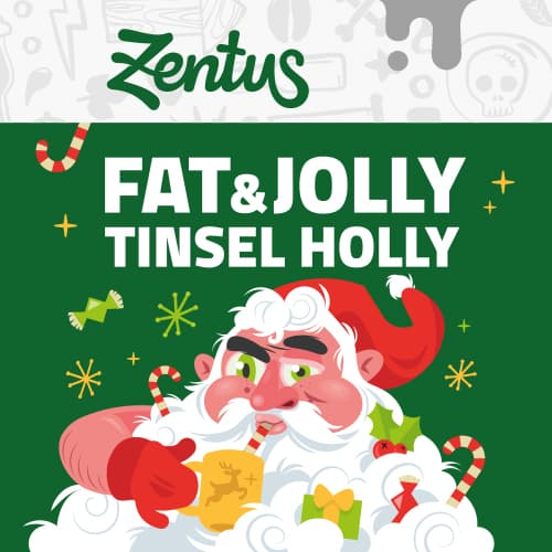Fat & Jolly Tinsel Holly