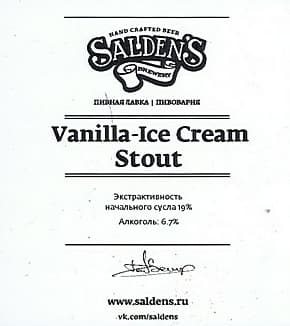 Vanilla-Ice Cream Stout