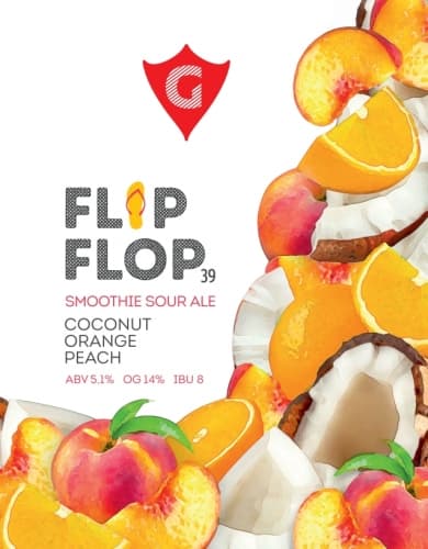 FLIP FLOP 39 | coconut • orange • peach